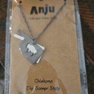 Anju Silver Oklahoma Pendant Necklace